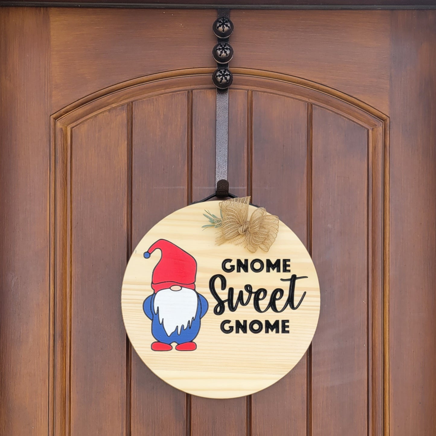 Gnome Sweet Gnome Door Hanger