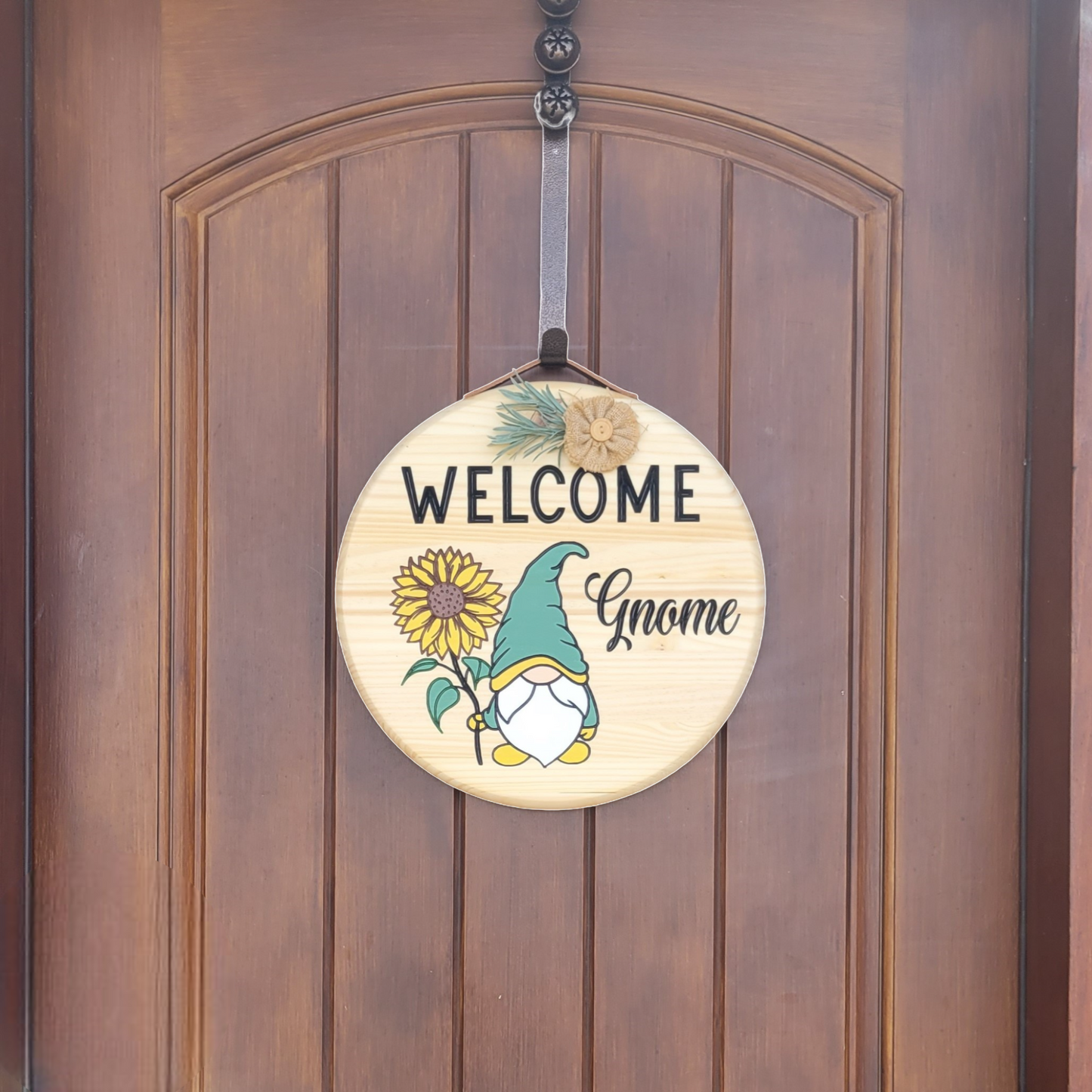 Welcome Gnome Door Hanger